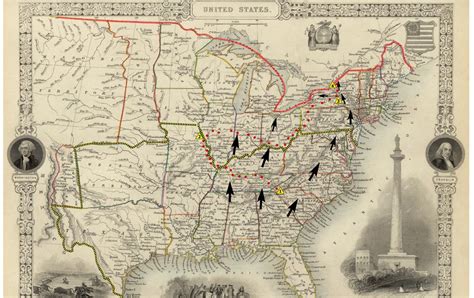 1850 Railroad Map - According to the past records in the year of. - Partir Wallpaper