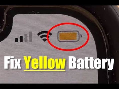 Fix Yellow Battery Icon on iPhone | iOS 13 - YouTube