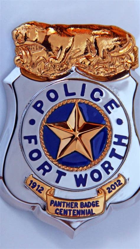 Pin on Fort Worth POLICE, FIRE & EMS | Police badge, Texas police ...