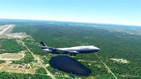 Boeing 747-8i Canadian 4K [No mirroring] pour Microsoft Flight Simulator | MSFS