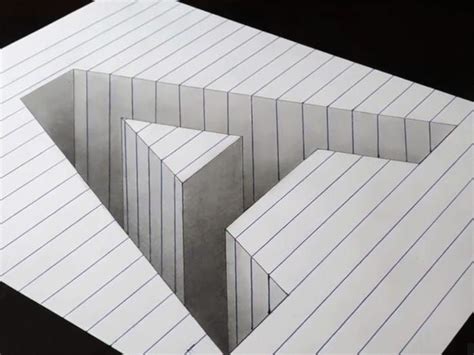 Sideways Line Letter 'a' Drawing Optical Illusion Is Mind-bending - Jan ...