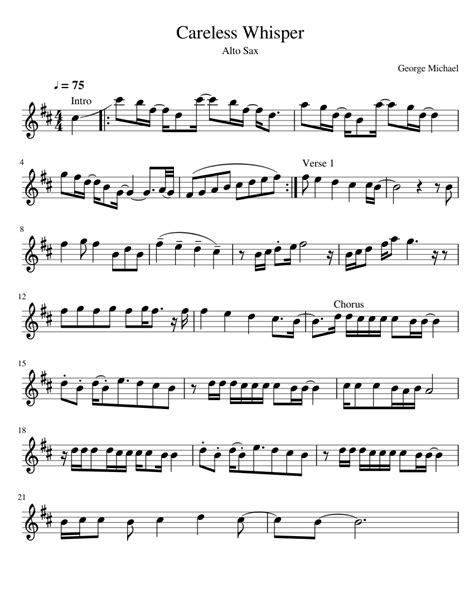 Alto Saxophone Jazz Sheet Music - MUSIC APPS