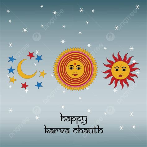 Hindu Festival Karva Chauth Background Pray Bride Traditional Vector, Pray, Bride, Traditional ...