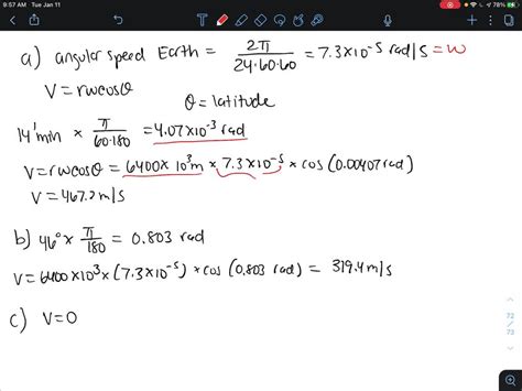 SOLVED: The radius of the Earth is 6,400 km. Determine the linear speed ...