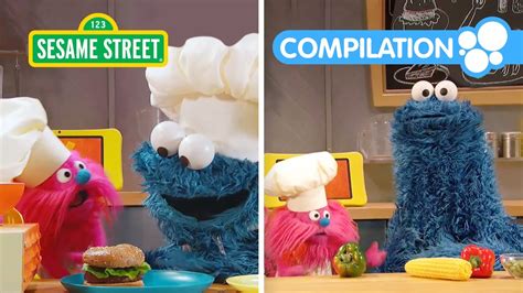 Sesame Street: Veggie Recipes for Kids | Cookie Monster’s Foodie Truck Compilation - YouTube