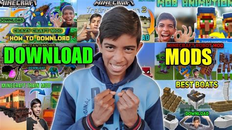 Mcpe mods for minecraft pocket edition - YouTube