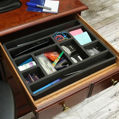 Polar Whale Desk Drawer Organizer Tray Non-Slip Waterproof Insert for Office Home Shop Garage 12 ...