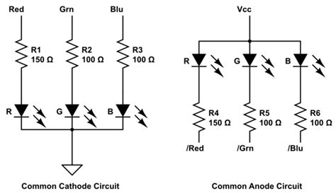 Led Anode Cathode Resistor