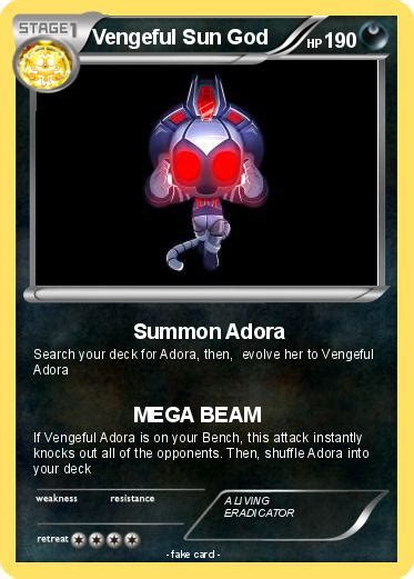 Pokémon Vengeful Sun God - Summon Adora - My Pokemon Card