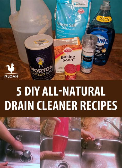 5 DIY All-Natural Drain Cleaner Recipes • New Life On A Homestead ...