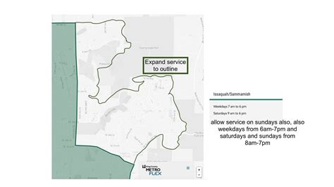 Petition · Expand Metro Flex's Service & Operating Hours in Sammamish. Zip Code 98029, 98074 ...