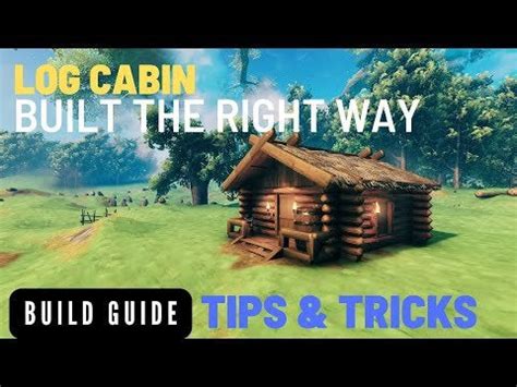 Valheim: How To Build A Log Cabin The proper Way (Build Guide Tips & Tri... : r/ValheimBuilds