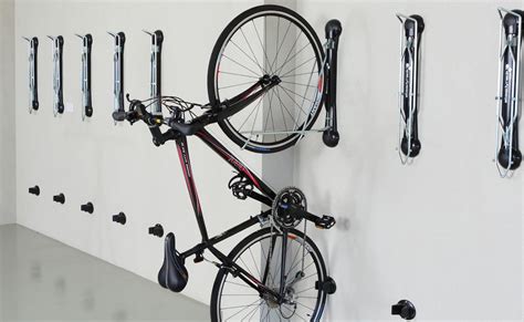 This Wall-Mounted Bike Rack Swivels 160º Side to Side