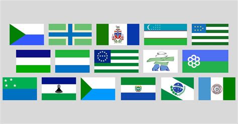 Green White Blue Flag: +5 Country Flags - Eggradients.com