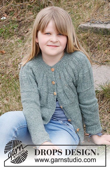 Mayan Woods Cardigan / DROPS Children 40-22 - Modèle gratuit tricot