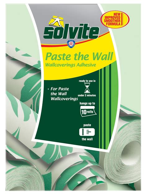 Solvite Paste the wall Wallpaper adhesive 474g | Departments | DIY at B&Q