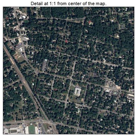 Aerial Photography Map of Tifton, GA Georgia