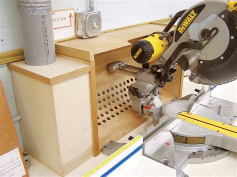 Miter Saw Dust Collection Box | Popular Woodworking