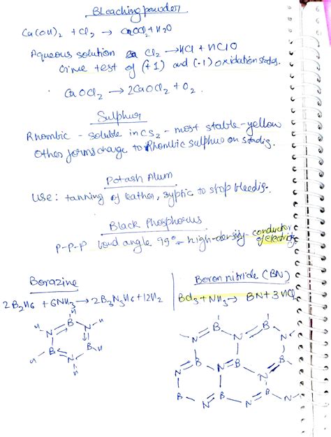 SOLUTION: Chemistry inorganic cheat sheet - Studypool