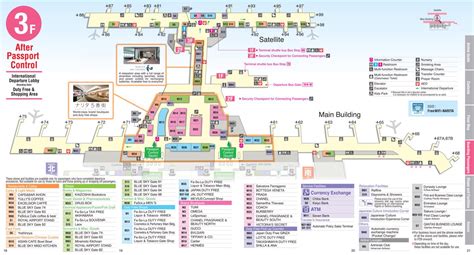 Tokyo Narita Airport Terminal Map