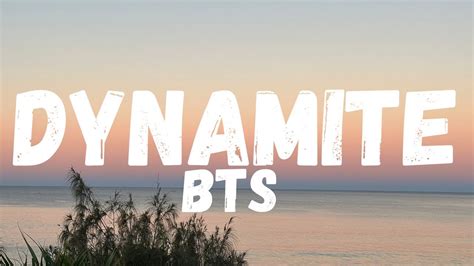 BTS - Dynamite (Lyrics) - YouTube