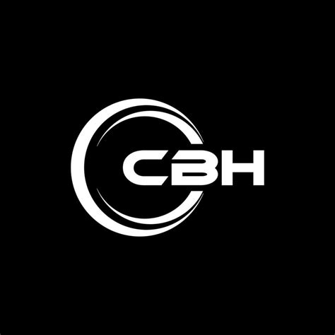 CBH letter logo design in illustration. Vector logo, calligraphy designs for logo, Poster ...