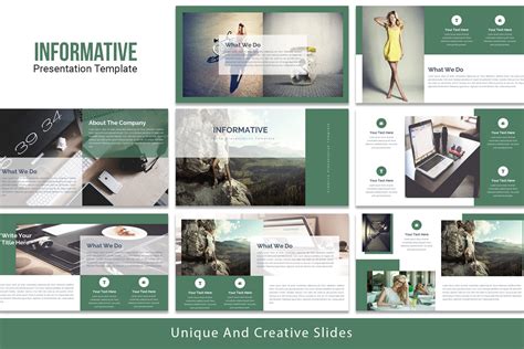 Informative Google Slides Template | Presentation Templates ~ Creative Market