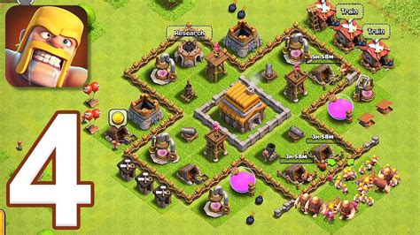 Clash of Clans - Gameplay Walkthrough Part 4 (iOS, Android) - YouTube