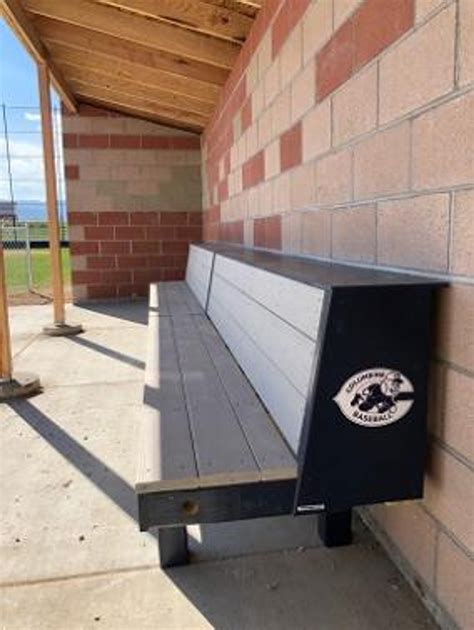 Eagle Dugout Players Bench - MLB-Style, Two-Tiered