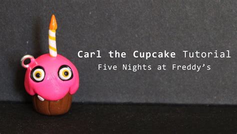 Carl the Cupcake from Five Nights At Freddy's Polymer Clay Tutorial