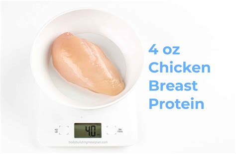 4 oz Chicken Breast Protein & Nutrition Facts