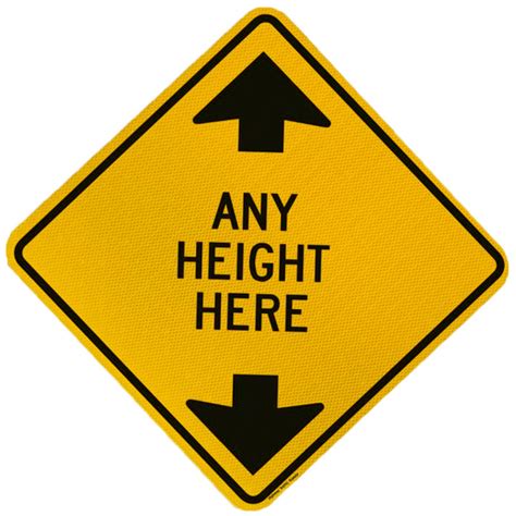 Custom Clearance Height | Warning Signs | Highway Traffic Supply