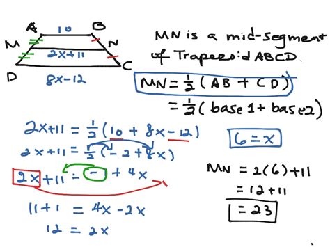 ShowMe - Trapezoid mid segment