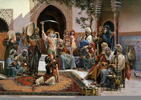 The Orientalist: 01 Paintings by the Orientalist Artists, Maher Morcos's Sultan's delight with ...