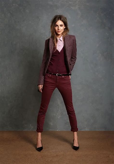 34 Cute and Fashionable Outfits in Burgundy