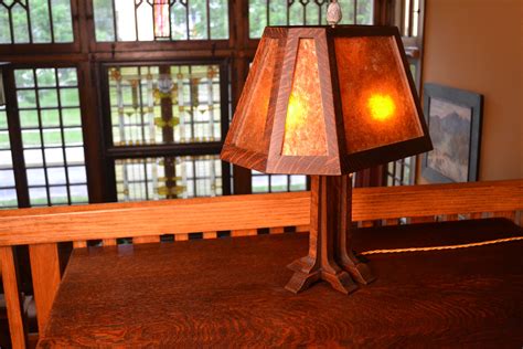 Mission Oak Lamp | Mission style floor lamps, Bungalow decor, Craftsman lamps