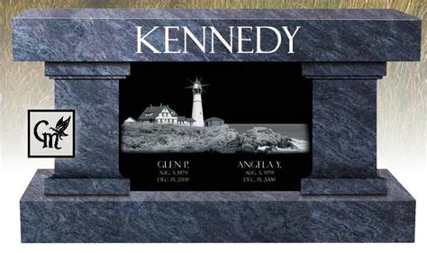 Double Crypt Granite Cremation Bench – Cherry Valley Memorials