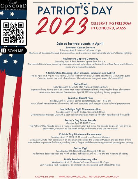 Patriot’s Day Events April 2023- Visit Concord | April 16, 2023