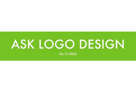 Ask logo design