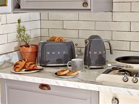 Smeg Slate Grey Kettle & Toaster