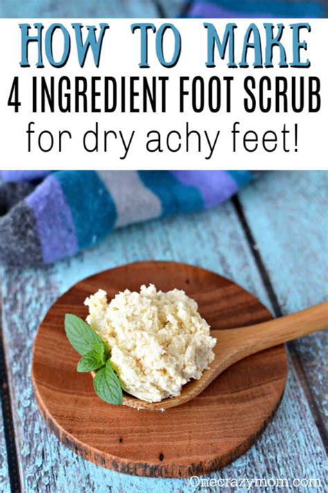 Homemade Foot Scrub - Refreshing DIY Foot Scrub