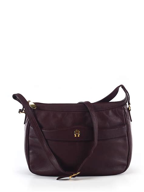 Etienne Aigner Solid Burgundy Crossbody Bag One Size - 91% off | ThredUp