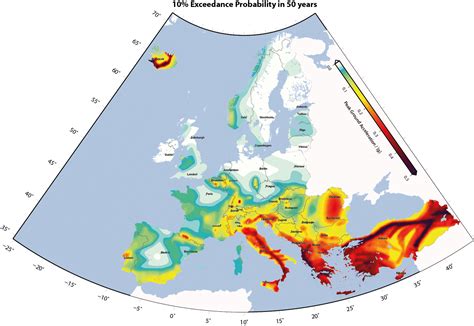 [MAP] Earthquake Hazard in Europe : europe