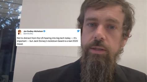 Jack Dorsey's wild beard at the Senate hearing on Section 230 is being memed | Mashable