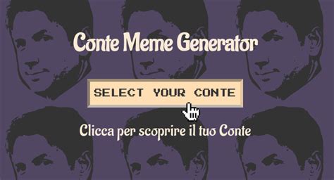 Conte Meme Generator