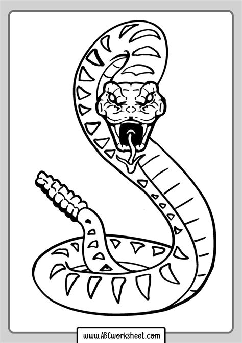 Snake Coloring Pages To Print Coloring Pages