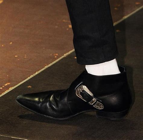 Fashion & Lifestyle: Saint Laurent Shoes... Spring 2014 Menswear