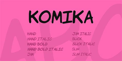 Komika Font FREE Download & Similar Fonts | FontGet