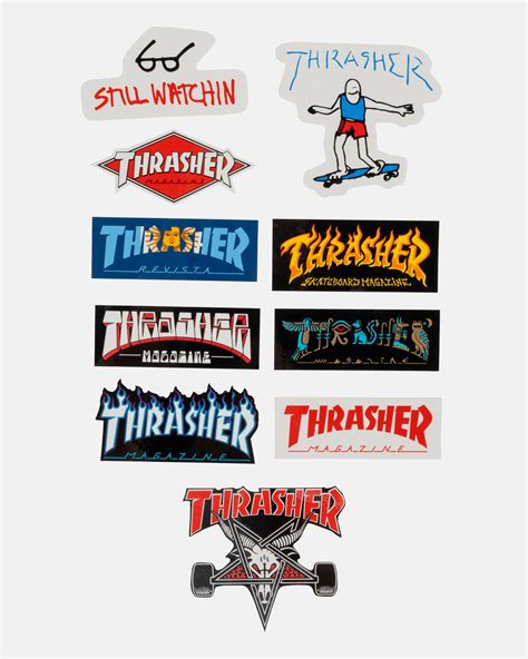 THRASHER - 10 PACK STICKERS – Thrasher Magazine