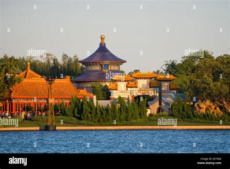 Epcot, China Pavilion, Disney World Resort, Orlando Florida Stock Photo ...